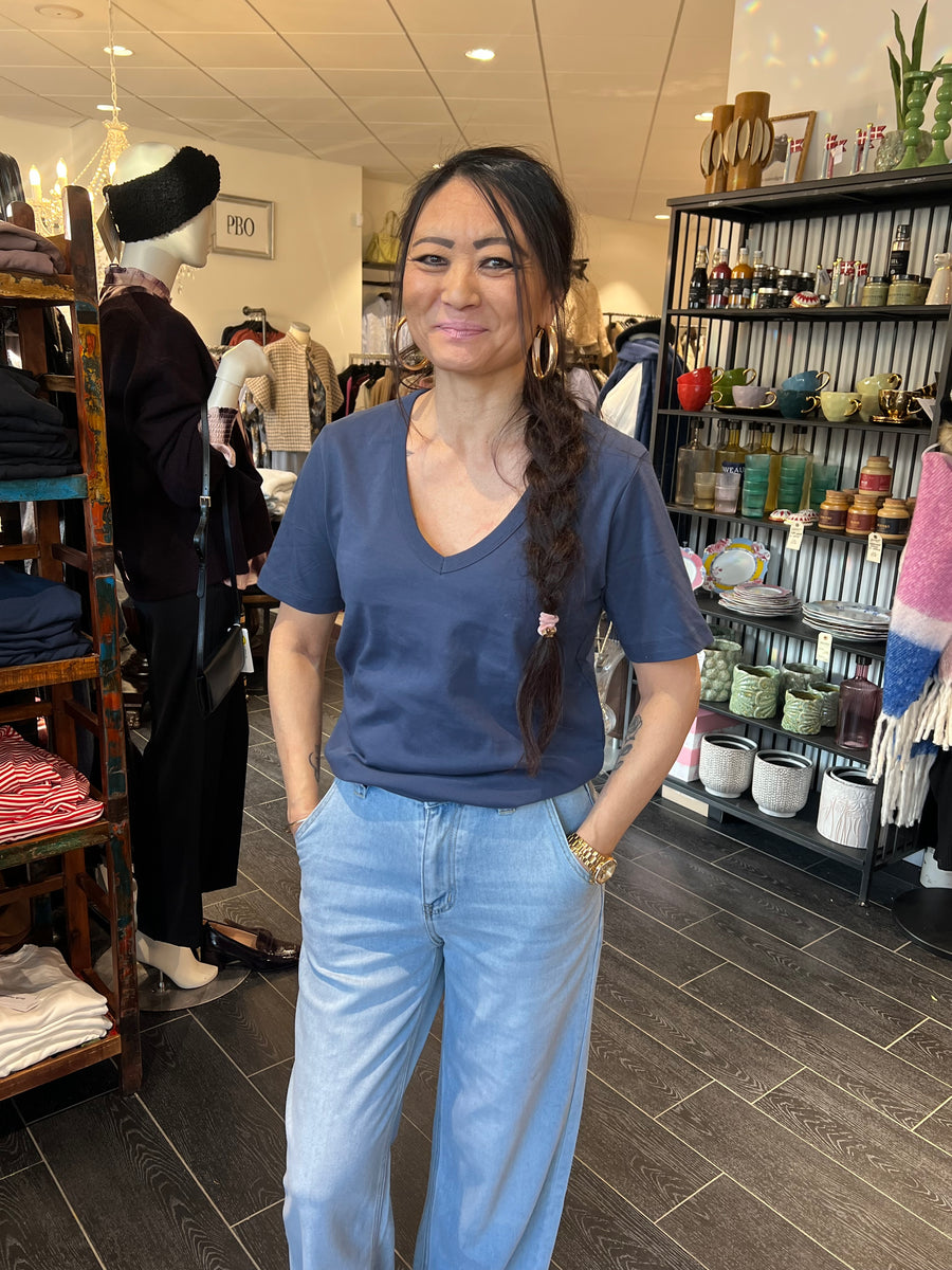 Leveté - Paloma 2 Tee - Navy