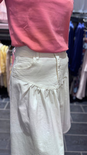 Please - Anne cotton skirt - White