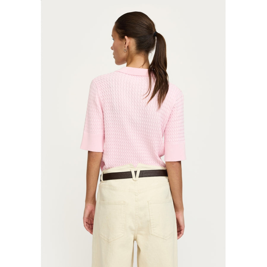 Soft Rebels - Beth Polo Knit - Mauvre