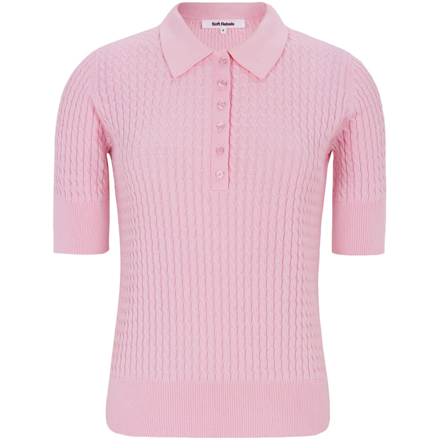 Soft Rebels - Beth Polo Knit - Mauvre