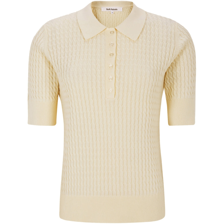 Soft Rebels - Beth Polo Knit - Artic