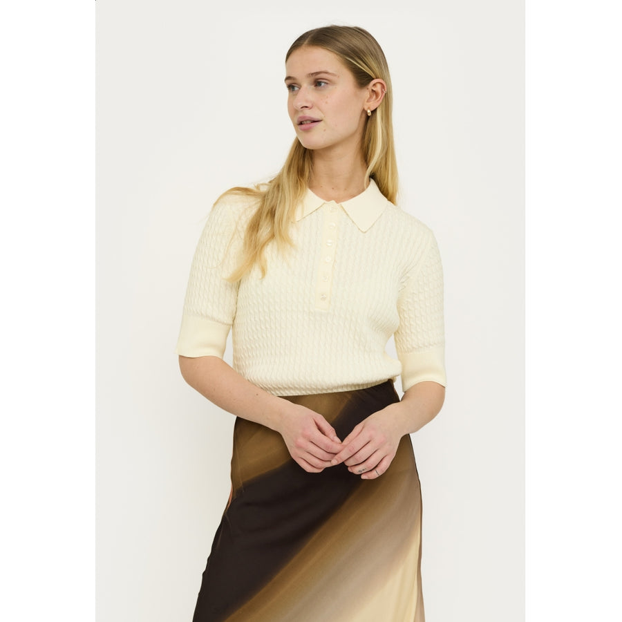 Soft Rebels - Beth Polo Knit - Artic