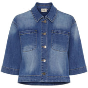 Isay - Capri denim jacket - Denim wash