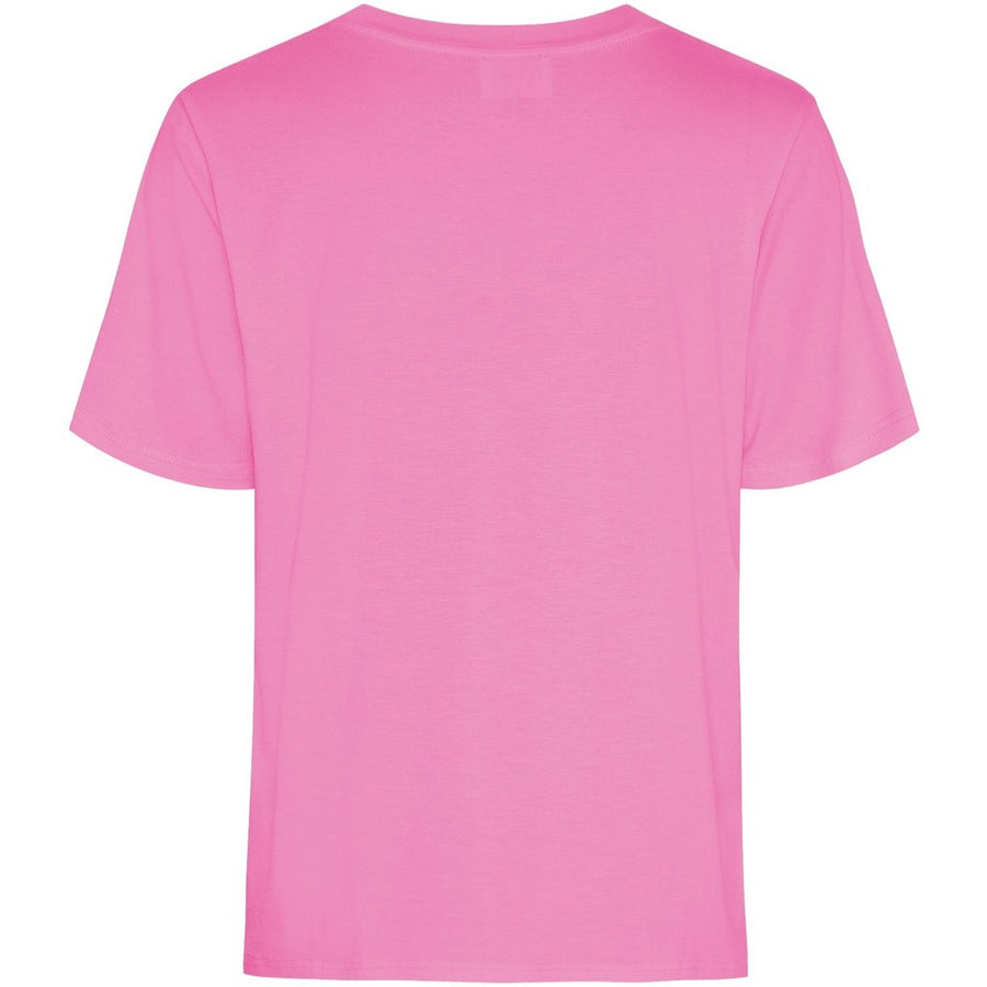 Isay - Gritt V-neck tee - Hot pink