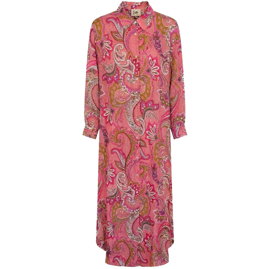 Isay - Lotta shirt dress - Rose paisley