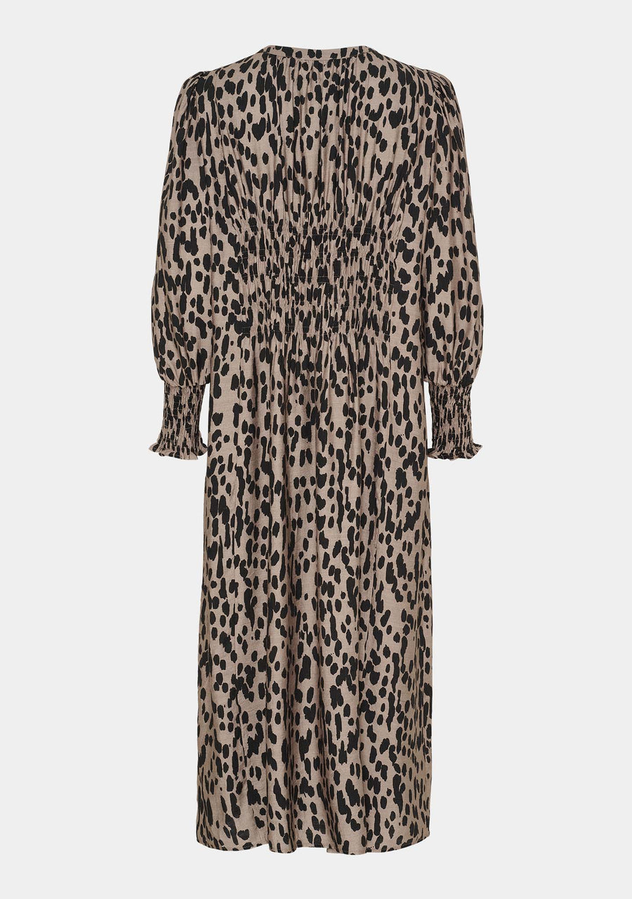 Isay - Ane V-neck dress - Black drops