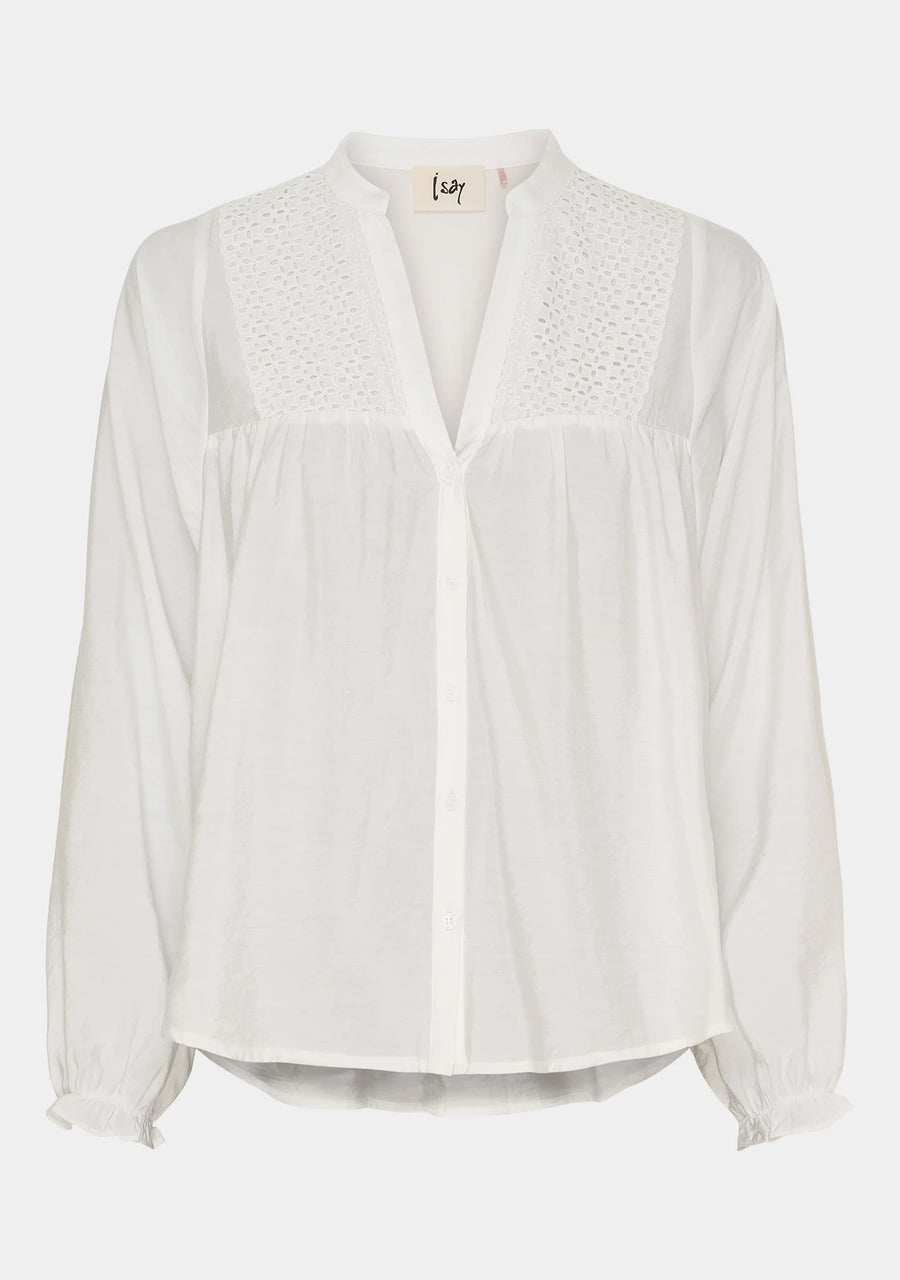Isay - Mist shirt - White
