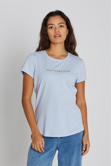 PBO - Philosopher T-shirt - Light blue
