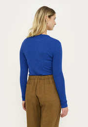 Soft Rebels - Fenja O-neck - Deep ultramarine