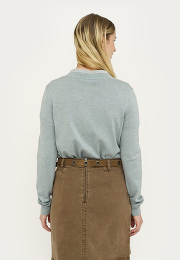 Soft Rebels - Marla cardigan - Abyss Melange