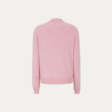 Soft Rebels - Marla collar cardigan knit - Bleached Mauve Melange