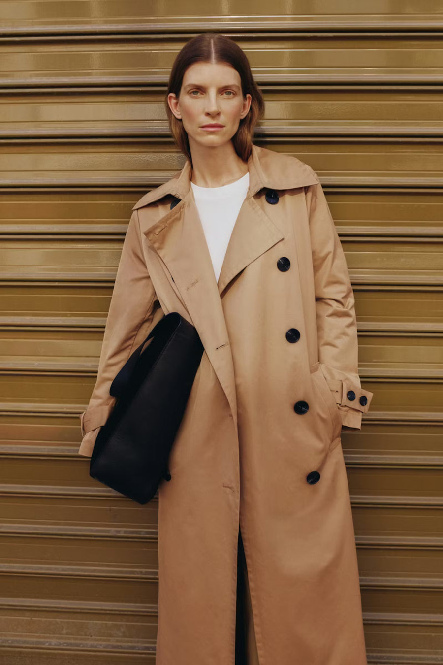 In Wear - Halo long trench - Tannin
