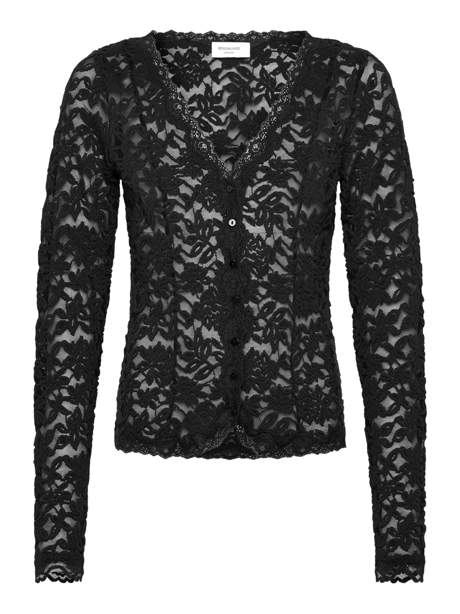 Rosemunde - Delicia lace cardigan - Black