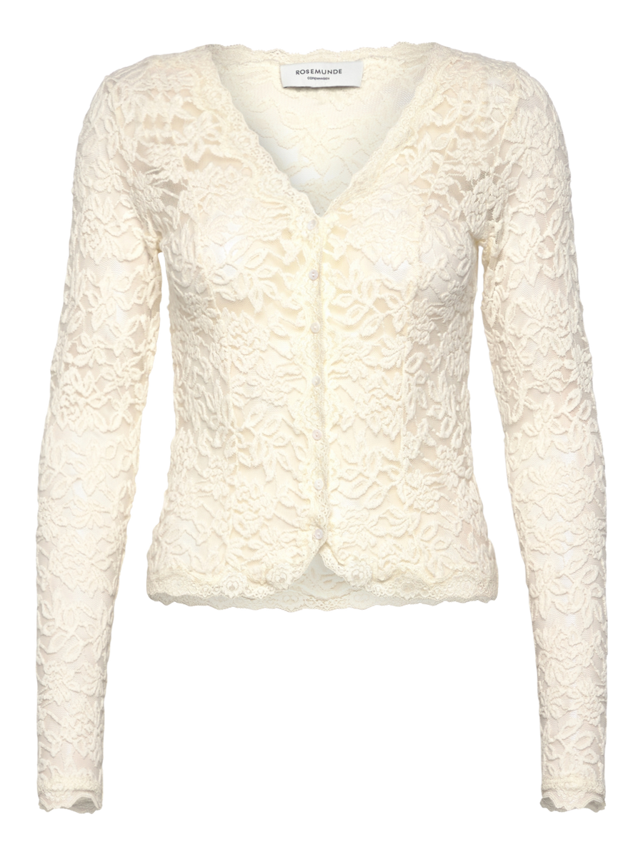 Rosemunde - Delicia lace cardigan - Ivory