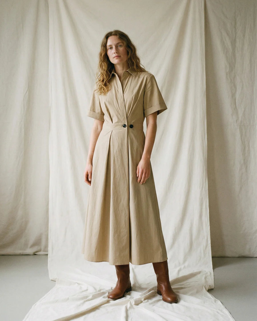 La Rouge - Pia dress S/S - Sand