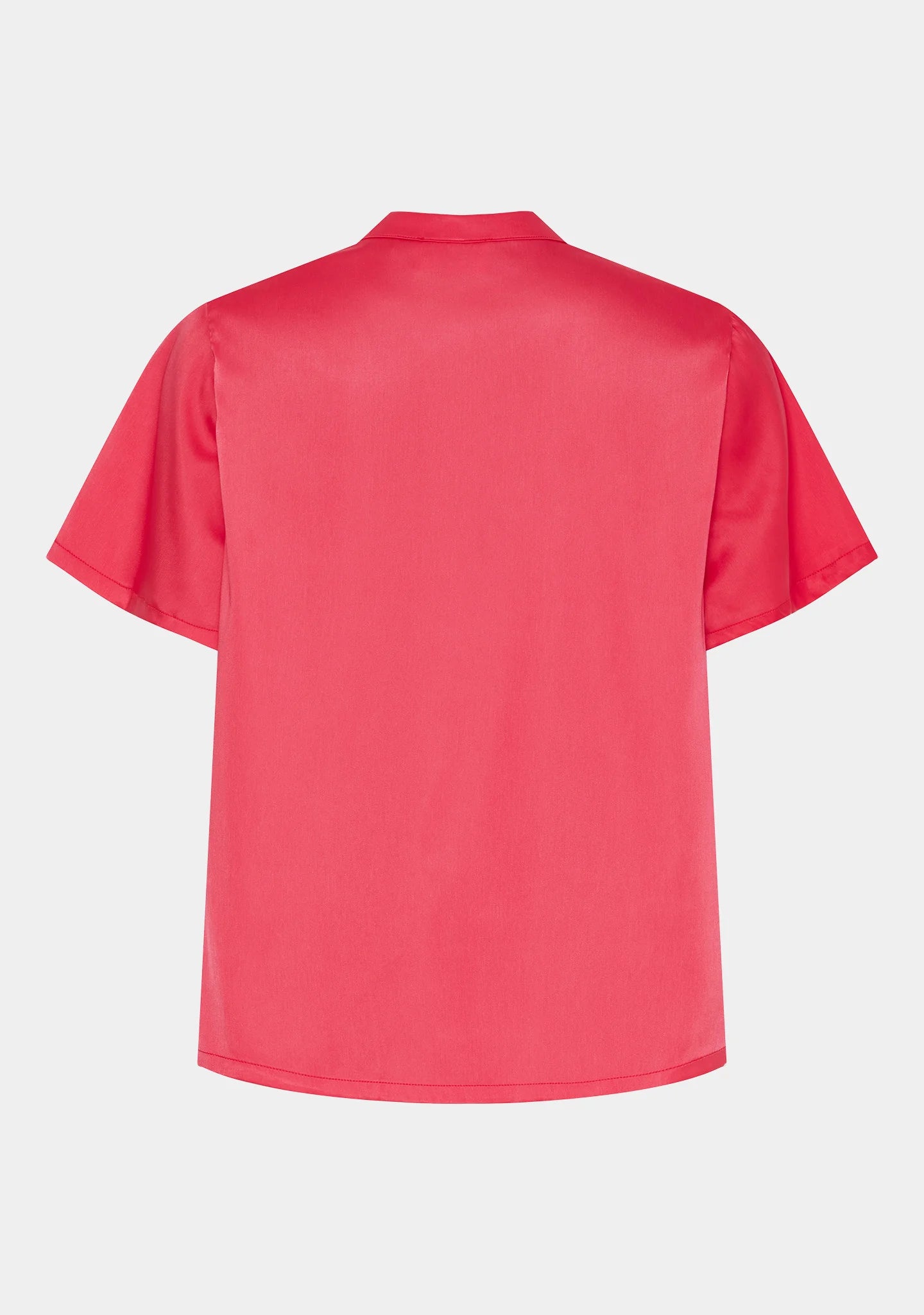 Isay - Melba V-Neck Blouse - Rasberry