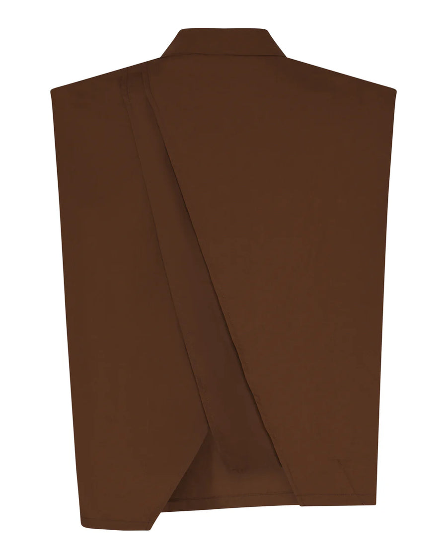 La Rouge - Pia blouse - Dark Brown
