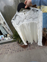 Rosemunde - Jade silk LS blouse - Ivory