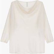 Imperial - Vandfalds bluse - Champagne