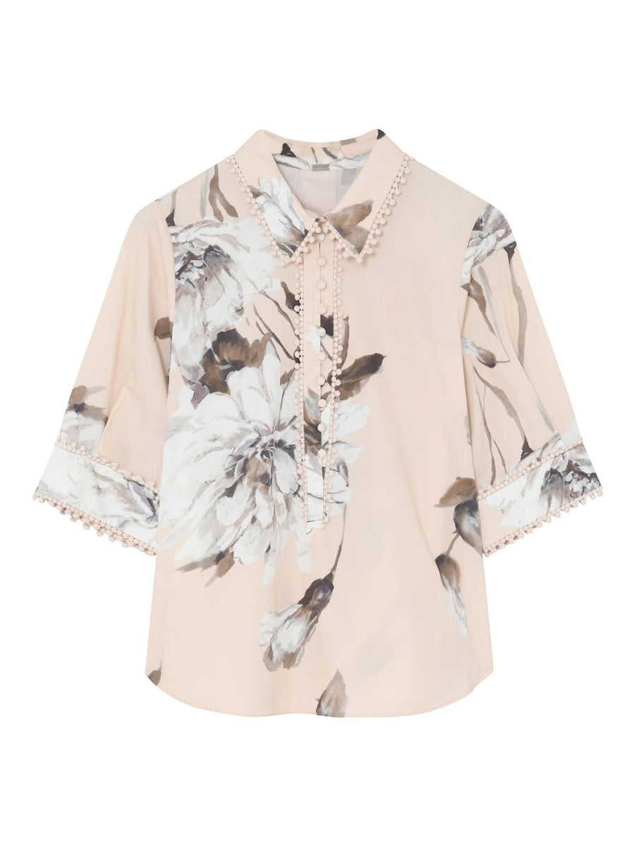 Gustav - Bayanna blouse - Flower beige