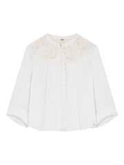 Gustav - Annsofie blouse - White/beige