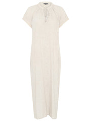 Lunggaard - Linen dress - fango