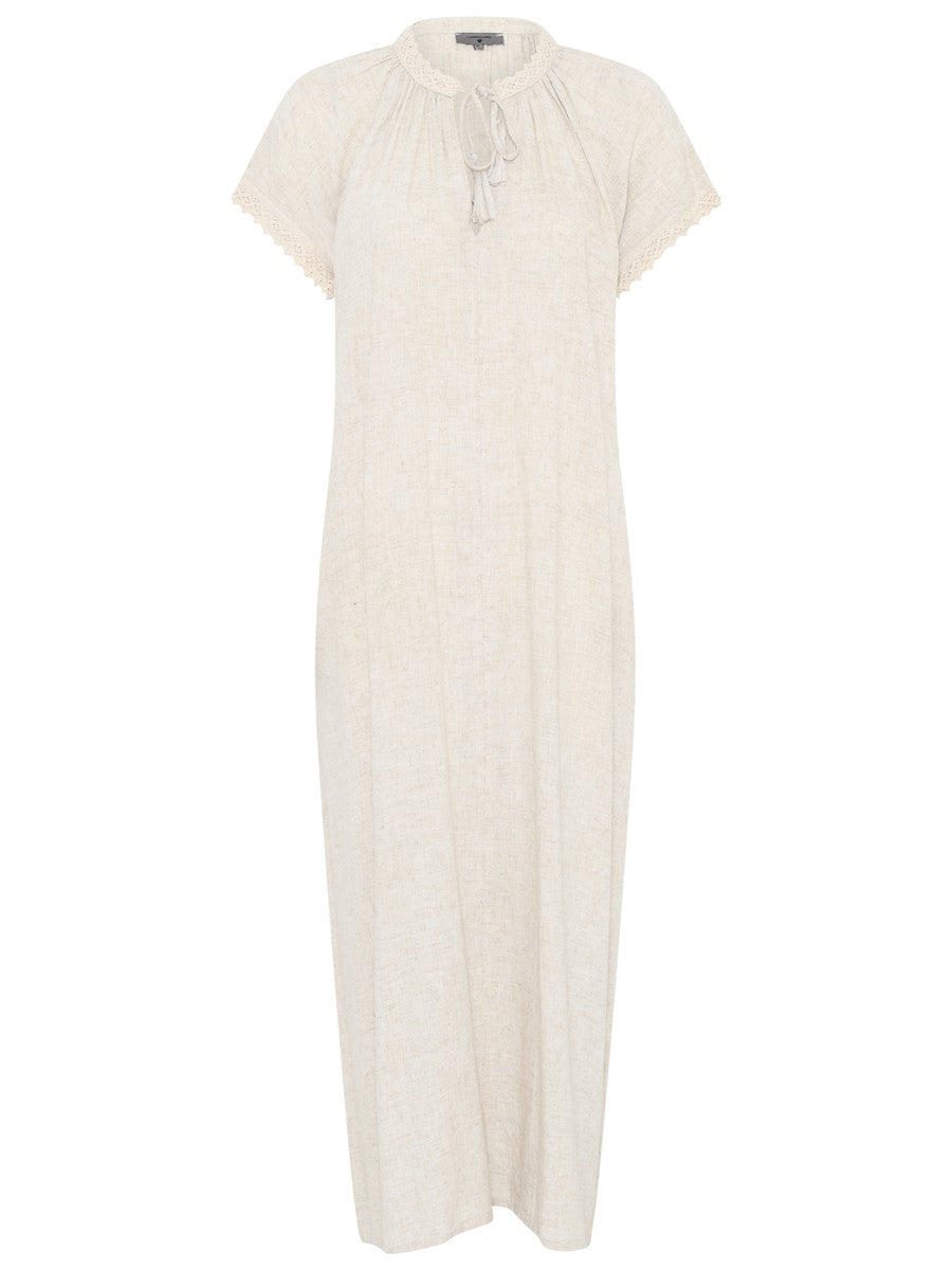 Lunggaard - Linen dress - fango