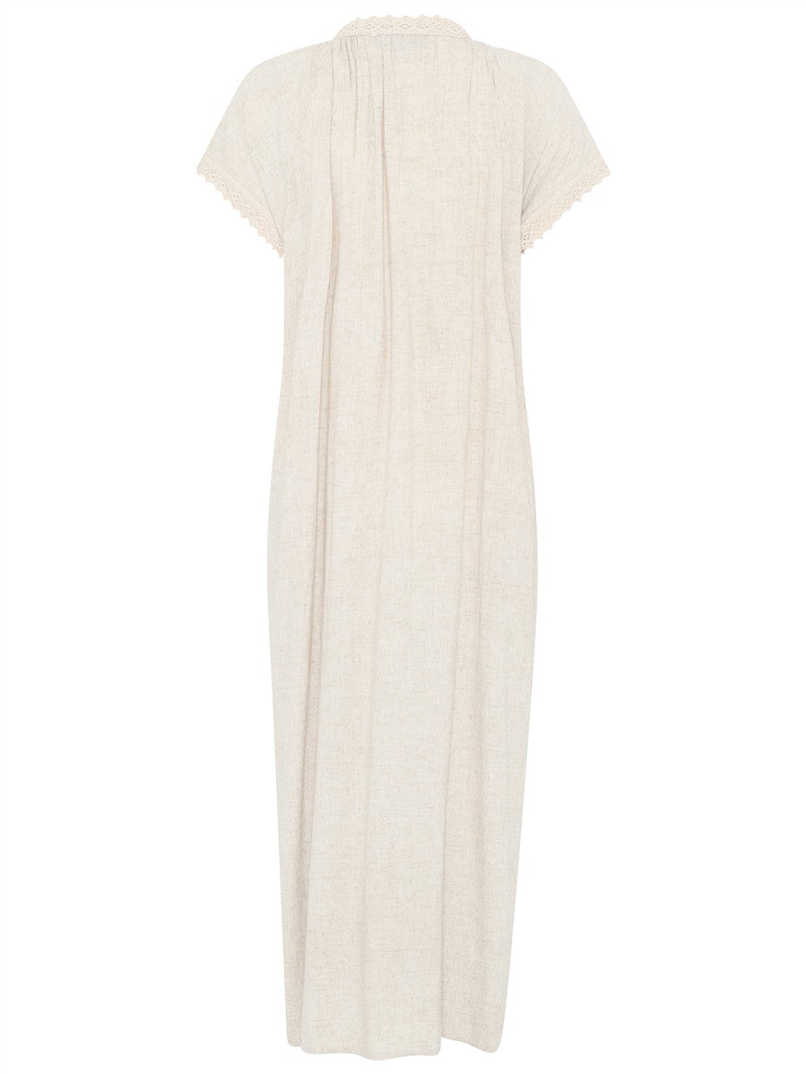 Lunggaard - Linen dress - fango