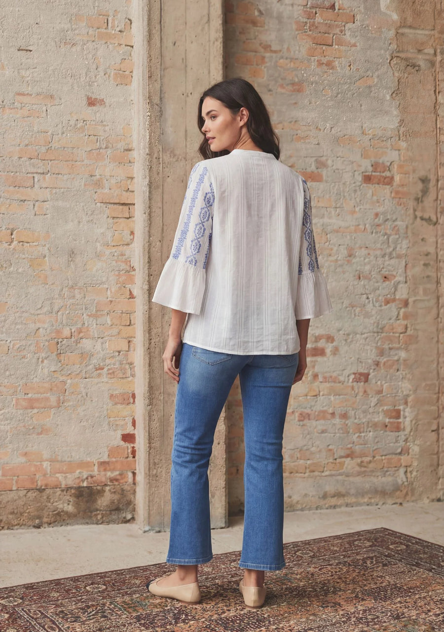 Isay - Mina Blouse - Bluse Flower Vine