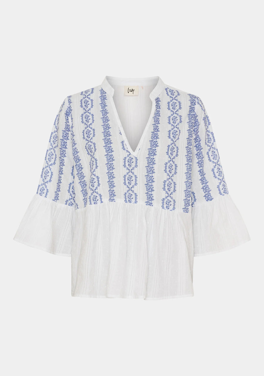 Isay - Mina Blouse - Bluse Flower Vine