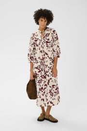 Part Two - Alessa dress - Fig artflower print