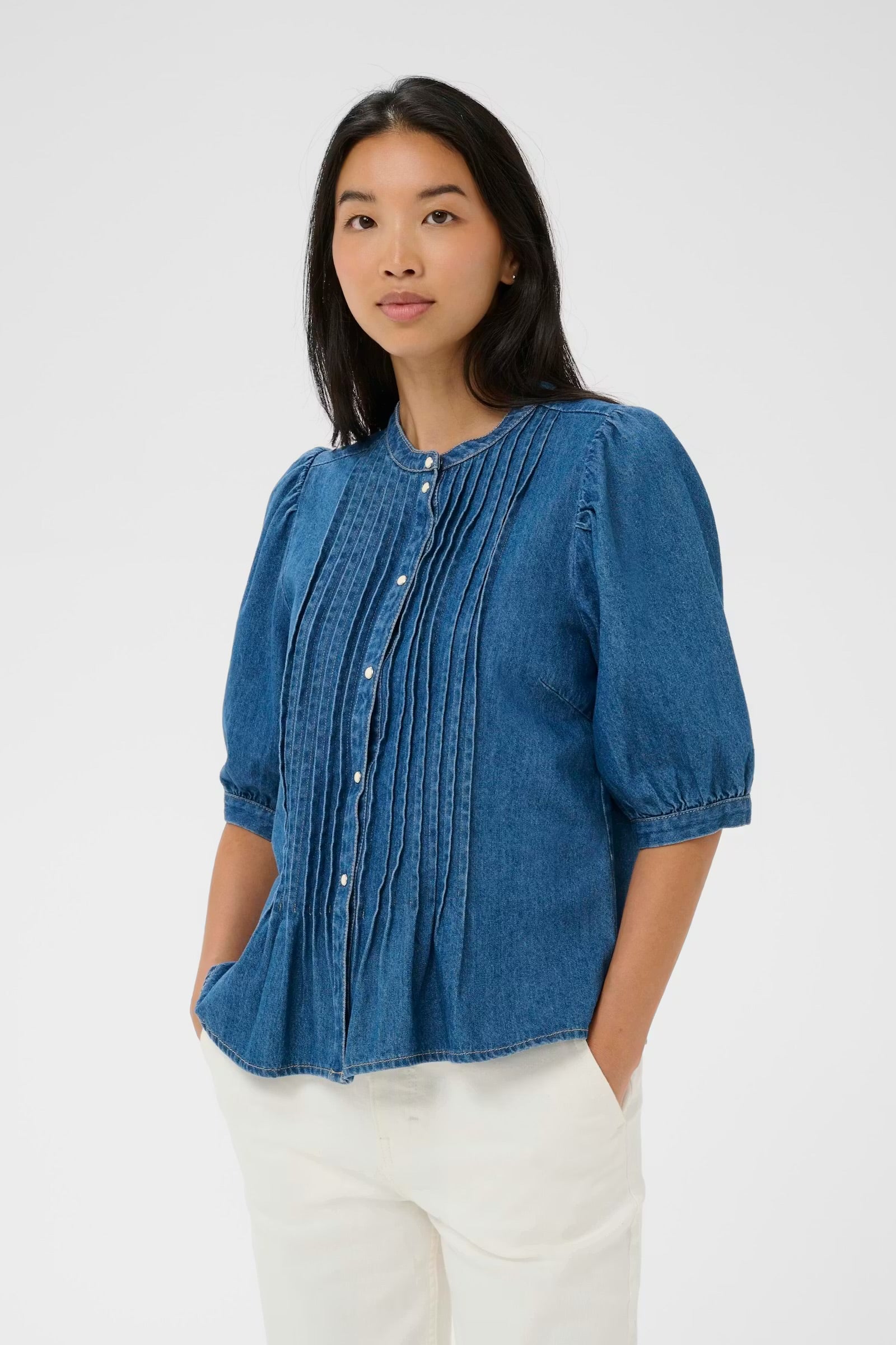 Part Two - Alesia shirt - Blue denim
