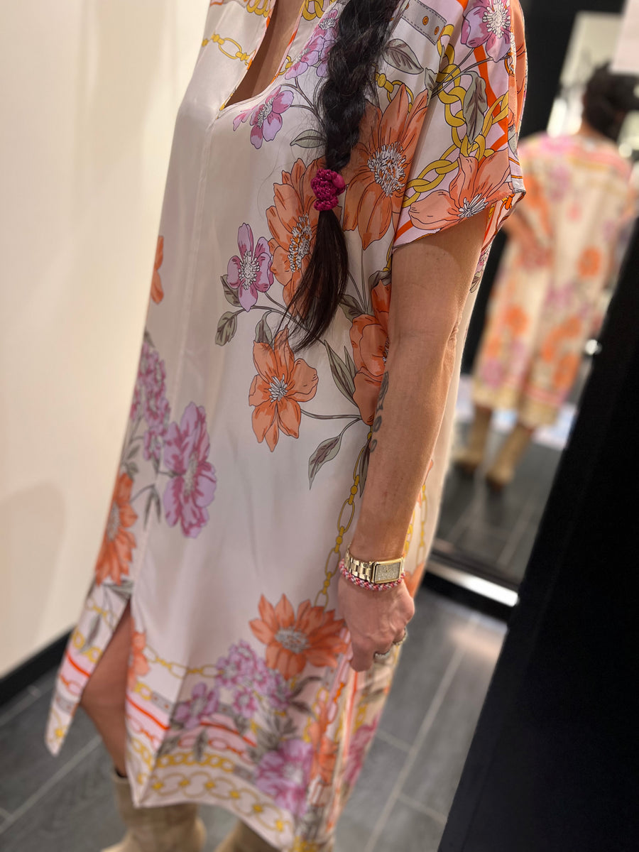 Charlotte Sparre - Twilla - Fleur de Chaine - Orange/Multi