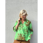 Gaspar - Porto print blouse - Green
