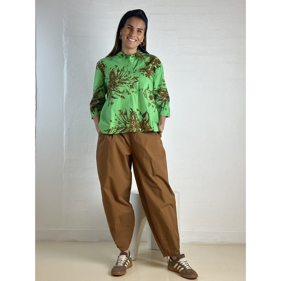 Gaspar - Porto print blouse - Green
