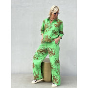 Gaspar - Porto print blouse - Green