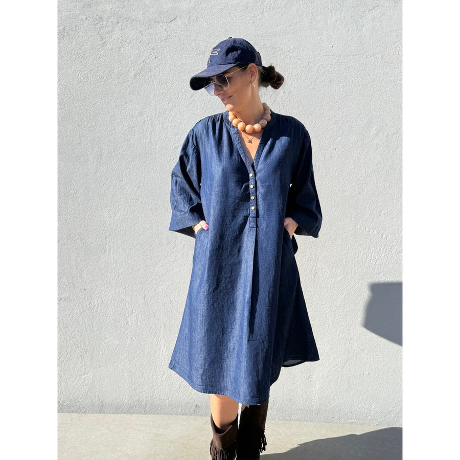 Gaspar - Mumbai denim dress - Blue