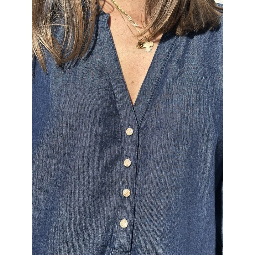 Gaspar - Mumbai denim dress - Blue