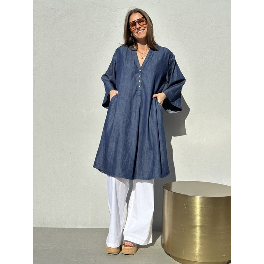 Gaspar - Mumbai denim dress - Blue