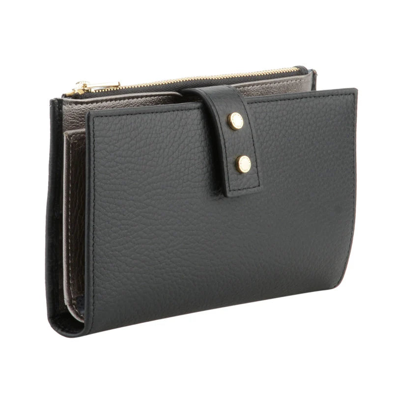 Pourchet - Hobdo leather wallet - Noir