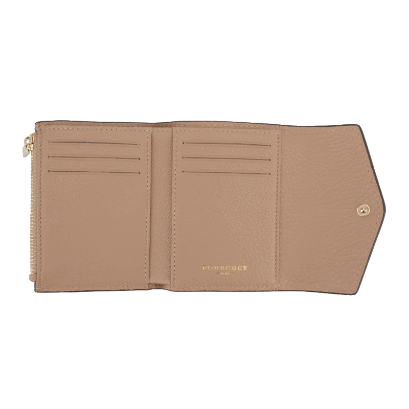 Pourchet - Flap wallet - Mastic