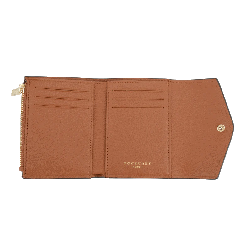 Pourchet - Flap wallet - Camel