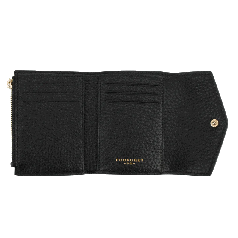 Pourchet - Flap wallet - Noir