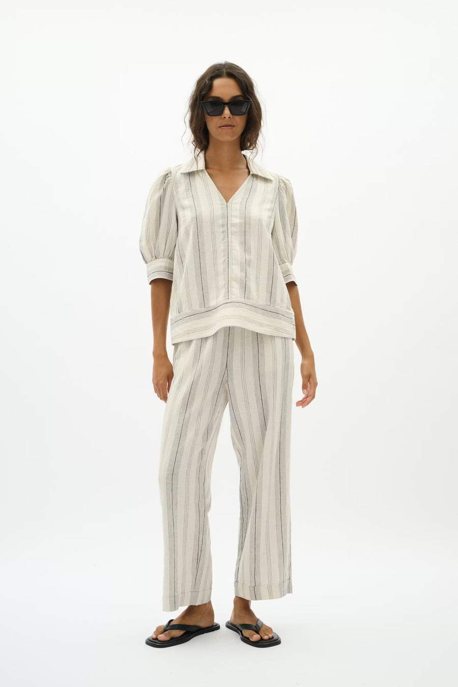 Inwear - RimonelW Driza Culotte Pants -stripe