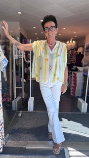 Boho love - Crepe skjorte - Yellow