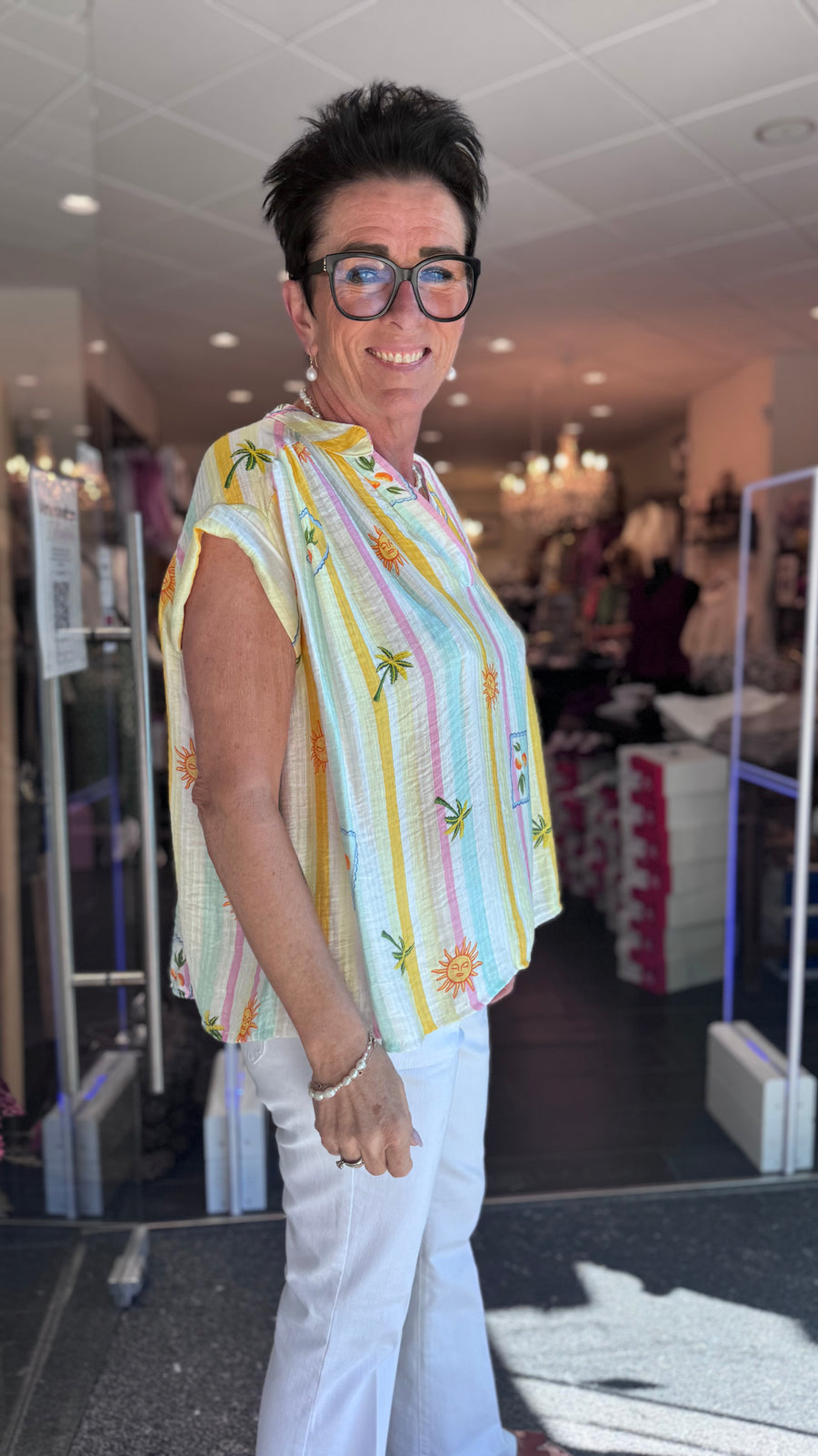 Boho love - Crepe skjorte - Yellow