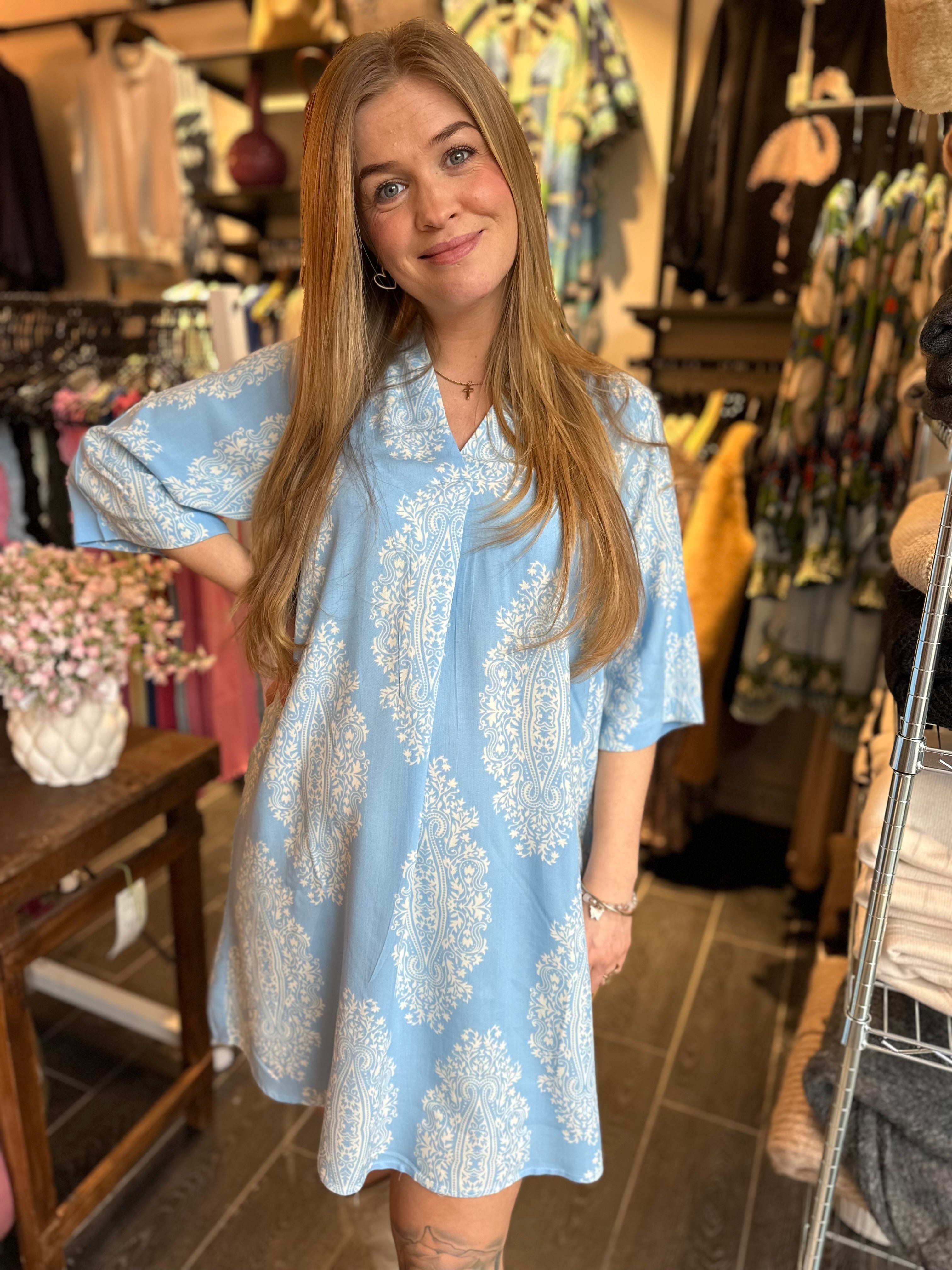 Ofelia - Oda Tunic - Light blue