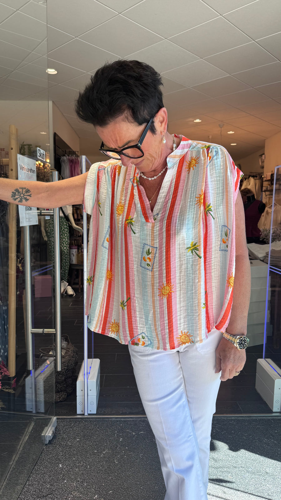 Boho love - Crepe skjorte - orange