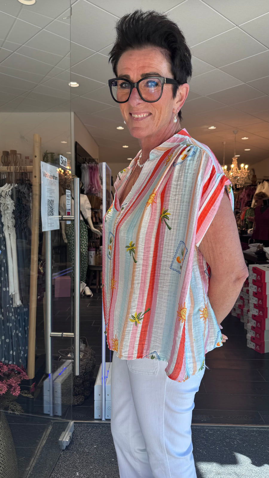 Boho love - Crepe skjorte - orange