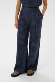 Part Two - Aliya pants - Blue pinstripe